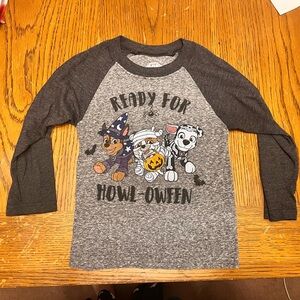 Paw Patrol Gray & Charcoal 'Ready for Howl-oween' Long Sleeve Tee
